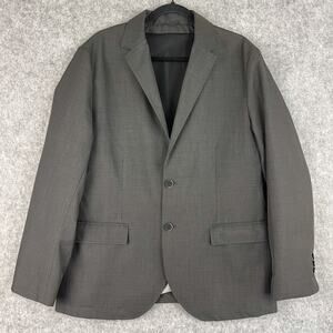 Allen Edmonds Travel Blazer Jacket Mens Large 44R Gray Breathable Preppy Hipster